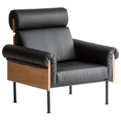 Yrjö Kukkapuro Ateljee neck support, black leather