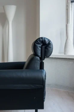 Yrjö Kukkapuro Ateljee neck support, black leather