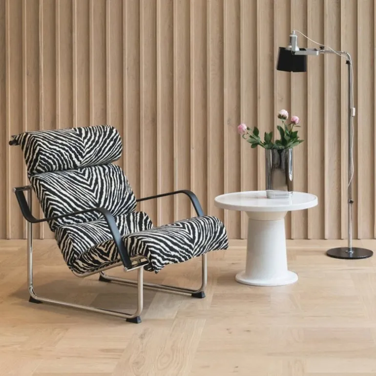 Yrjö Kukkapuro Remmi lounge chair, chrome - Artek Zebra