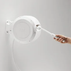 ZEE Mirtoon hose reel, 10 m, white