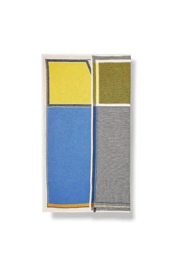 ZigZagZurich Too blue blanket, 140 x 160 cm, multicolour