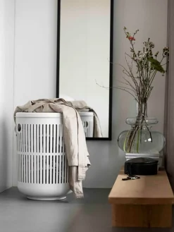 Zone Denmark Ume laundry basket, 54 cm, white